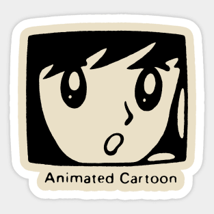 VHS Animated Cartoon Sticker